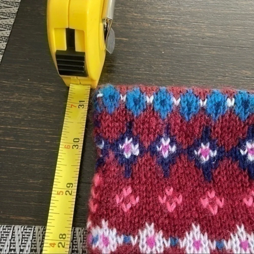 💋 SO Kohl’s fairisle infinity knit winter ski scarf 🧣
